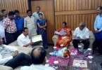 Meeting with Rly. Minister